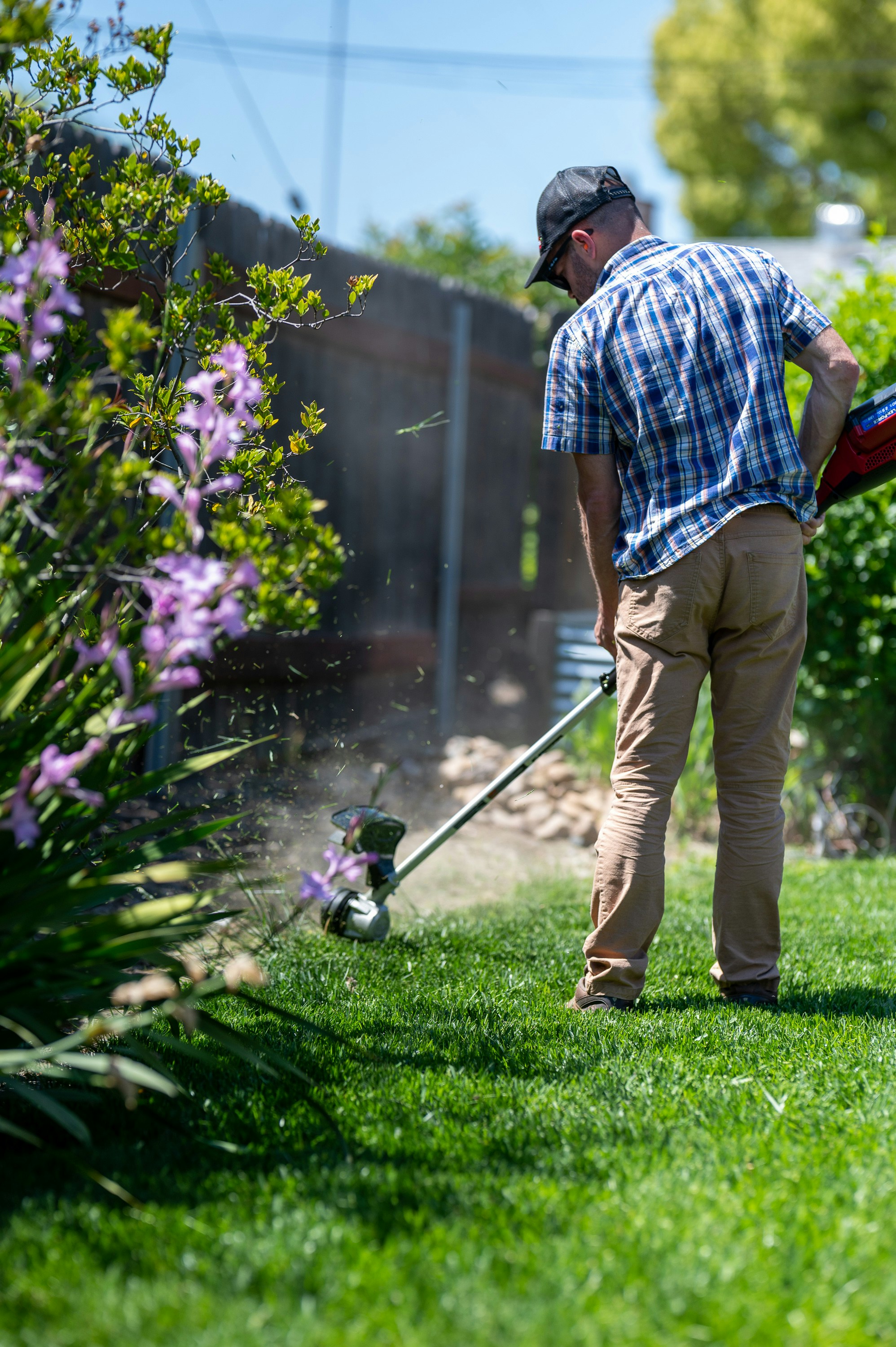 Commercial lawn maintenance and grounds management